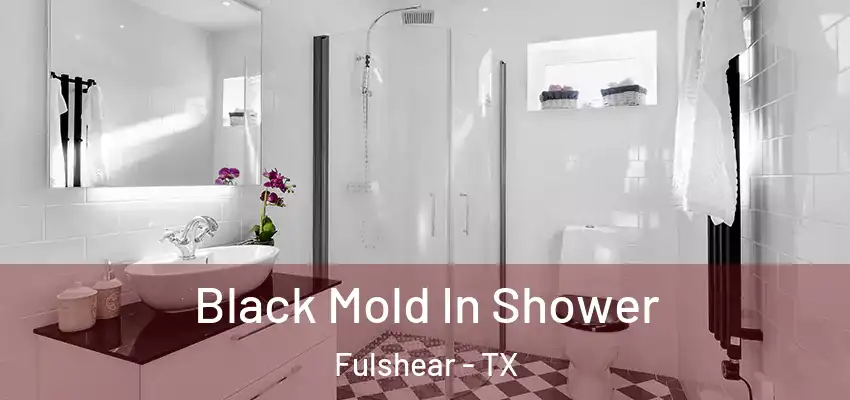  Black Mold In Shower Fulshear - TX