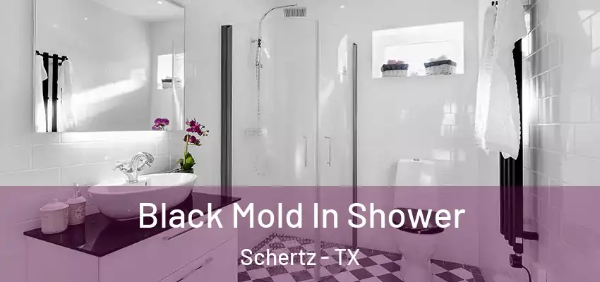  Black Mold In Shower Schertz - TX